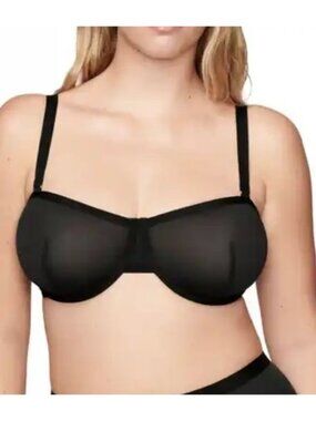 CUUP the demi bra in black size 40F